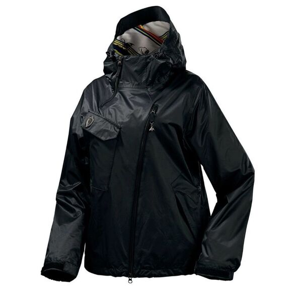 B By Burton Khalo Black Multi-Zip Waterproof Pullover Jacket - Women's XS - Picture 1 of 13